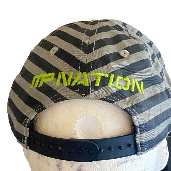 MUSCLE PHARM MP NATION Flatbill Ball Cap SnapBack Fight Hat OS NWOT Brow… - Picture 2 of 12